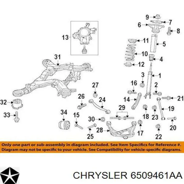  06509461AA Chrysler