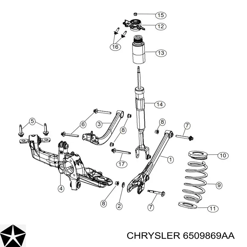  Chrysler 6509869AA цена, от 53.04 USD