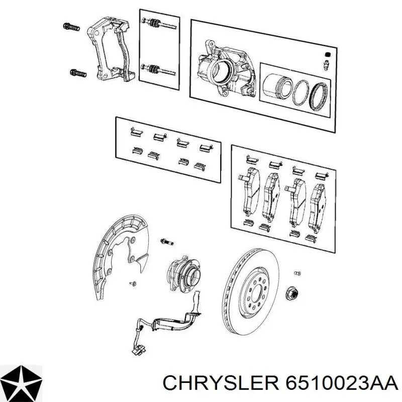  Chrysler 6510023AA цена, от 5.07 USD