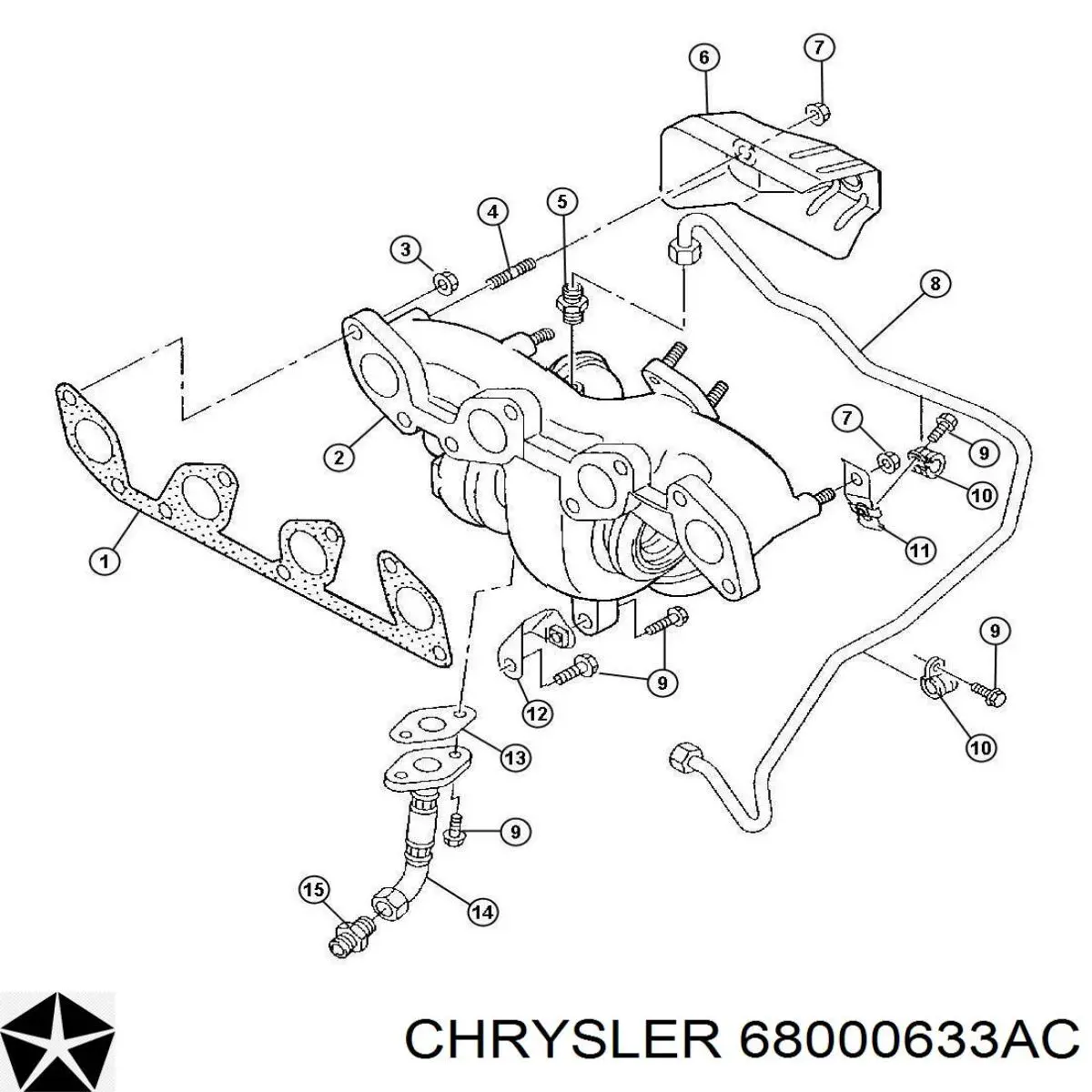 68000633AC Chrysler turbina