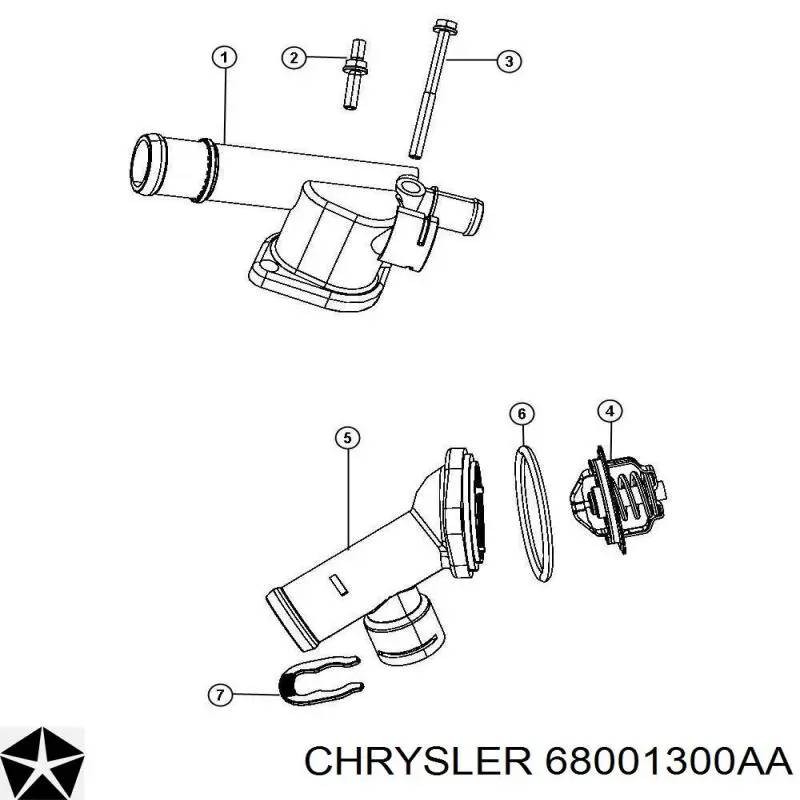 68001300AA Chrysler 