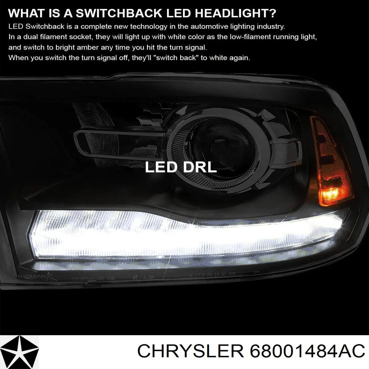 Правая блок фара Chrysler 68001484AD цена, от 192.09 USD