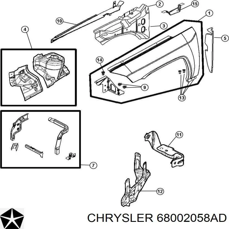  68002060AA Chrysler