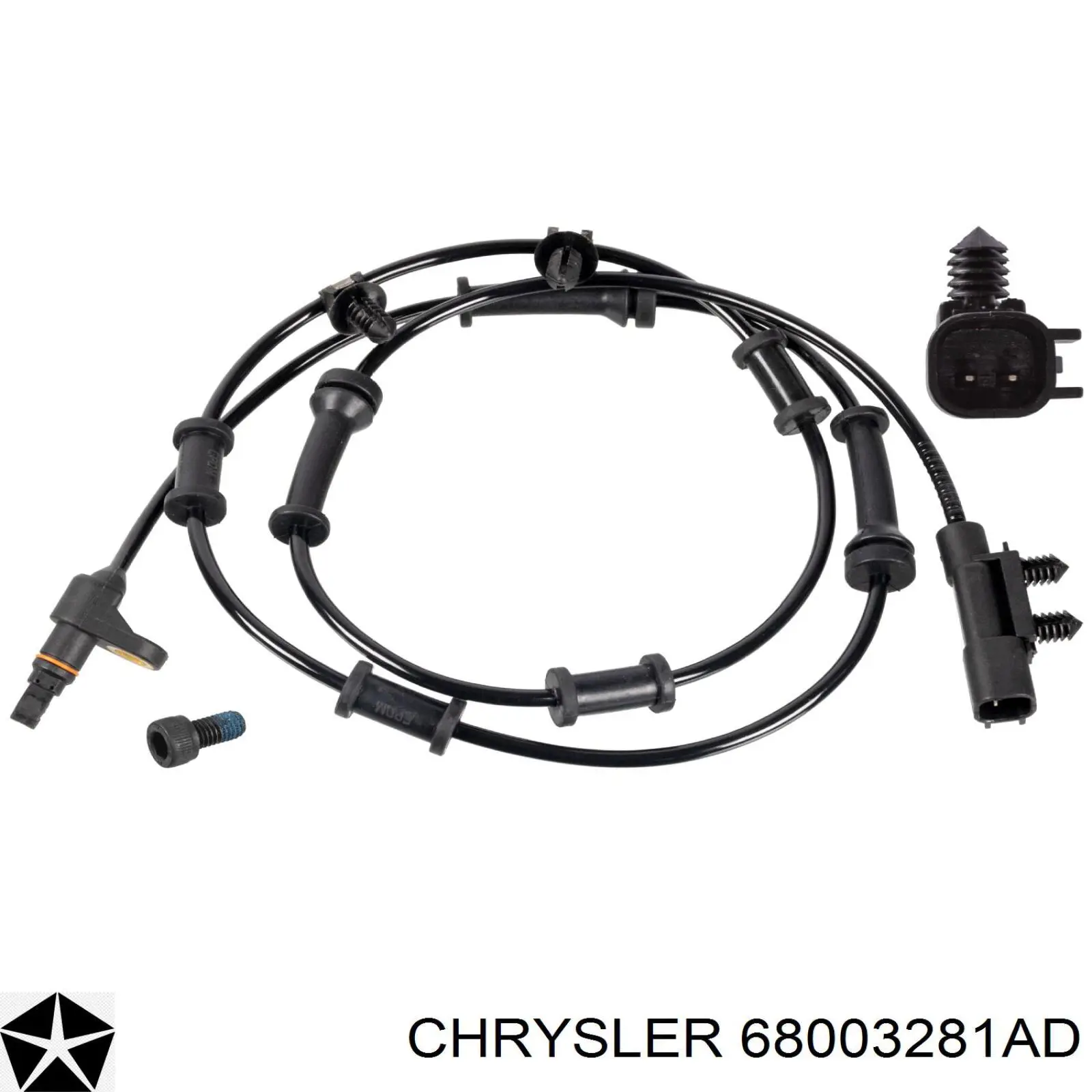 Купить 68003281AD Chrysler Датчик АБС (ABS) передний