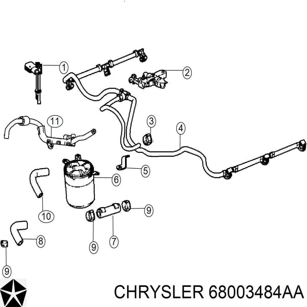 68003484AA Chrysler 