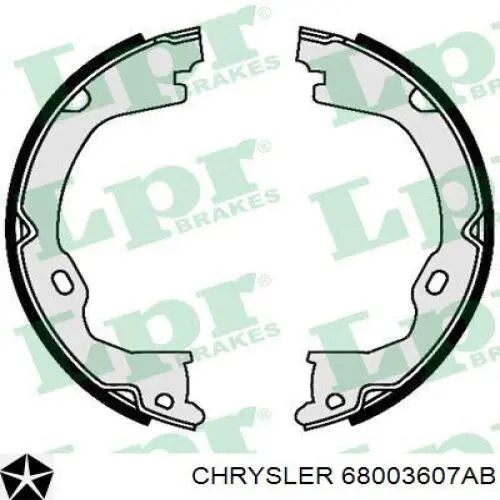 Тормозные колодки стояночного тормоза Chrysler 68003607AB цена, от 28.71 USD