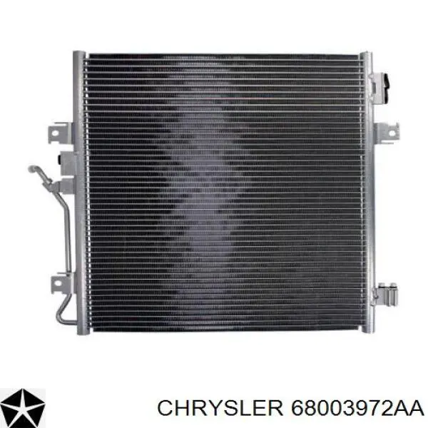 68003972AA Chrysler радиатор кондиционера