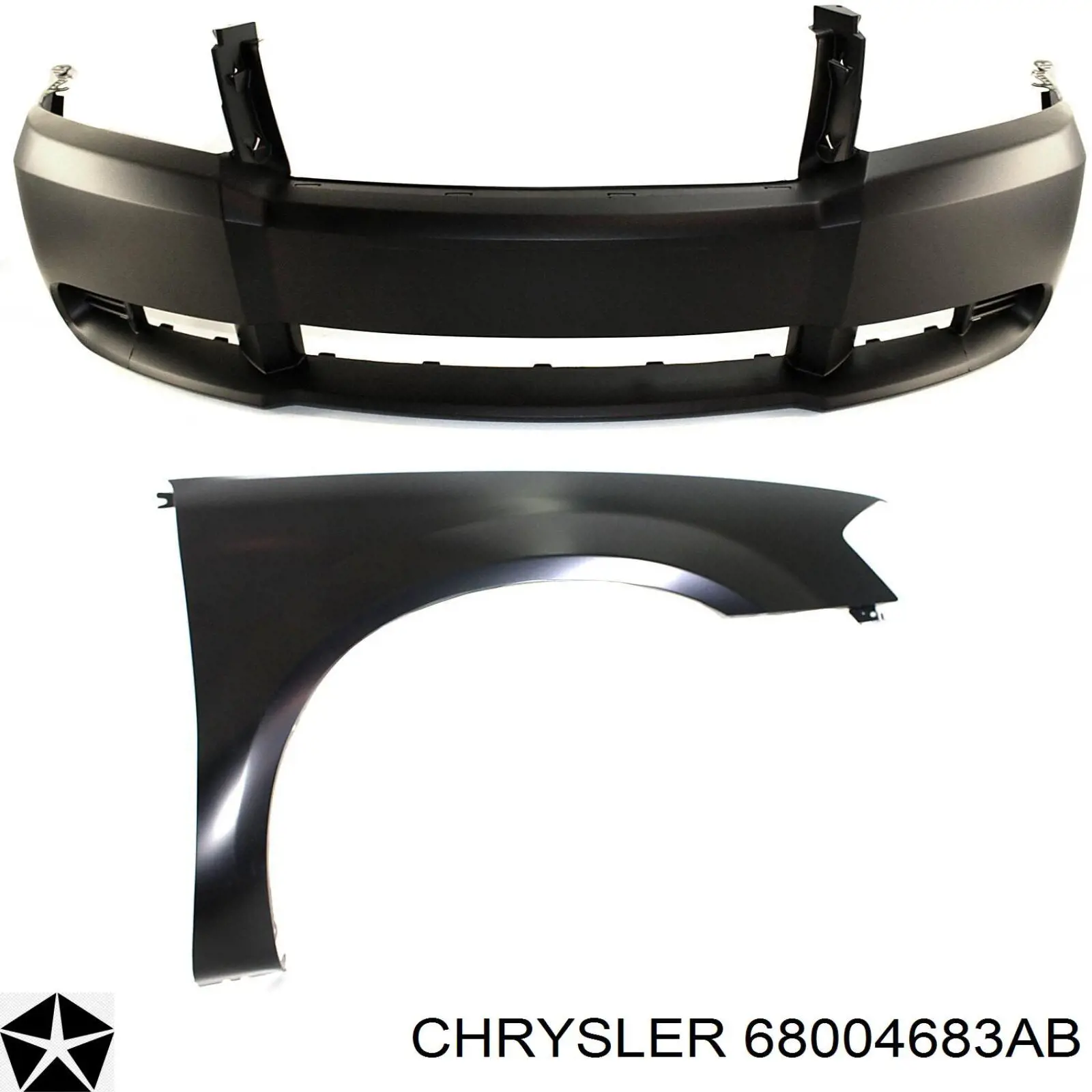 Бампер задний Chrysler 68004683AB цена, от 126.69 USD
