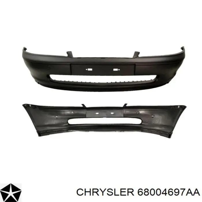 Купить 68477932AA Chrysler Буфер (бампер) передний