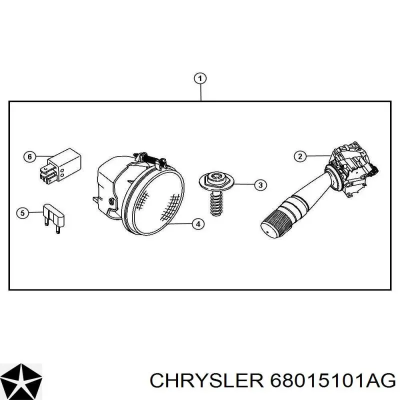  68015101AG Chrysler