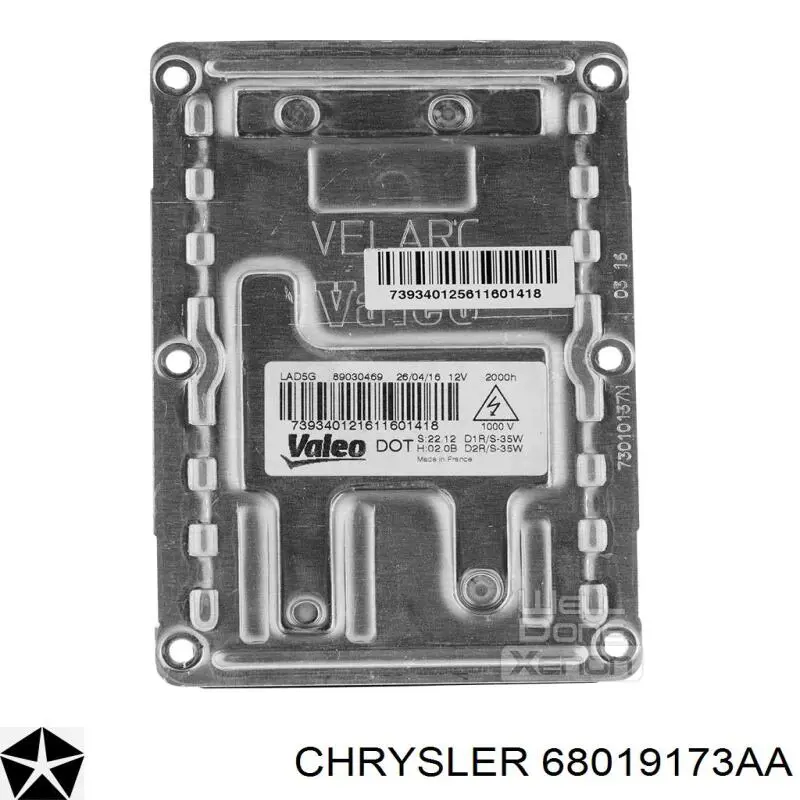  Chrysler 68019173AA цена, от 53.43 USD