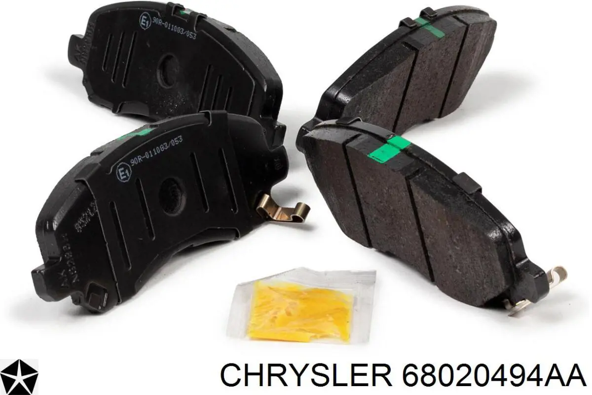 Тормозные колодки Chrysler 68020494AA