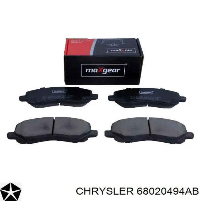 Тормозные колодки Chrysler 68020494AB
