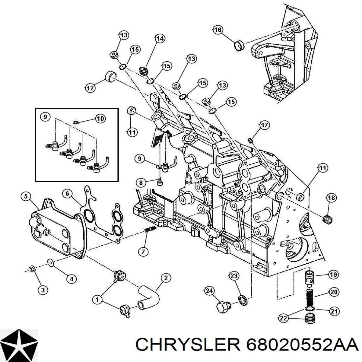  5142820AA Chrysler