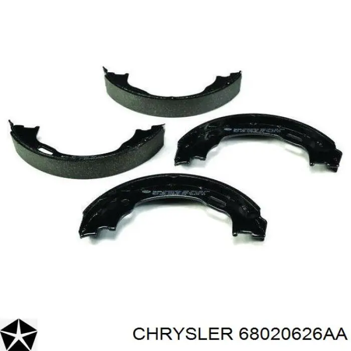 Колодки ручника 68020626AA Chrysler
