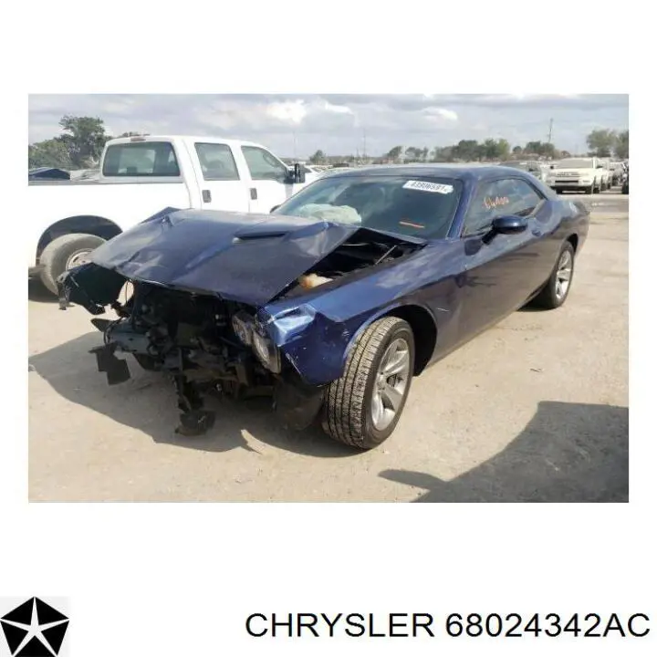Купить 68024342AC Chrysler Кронштейн бампера переднего правый
