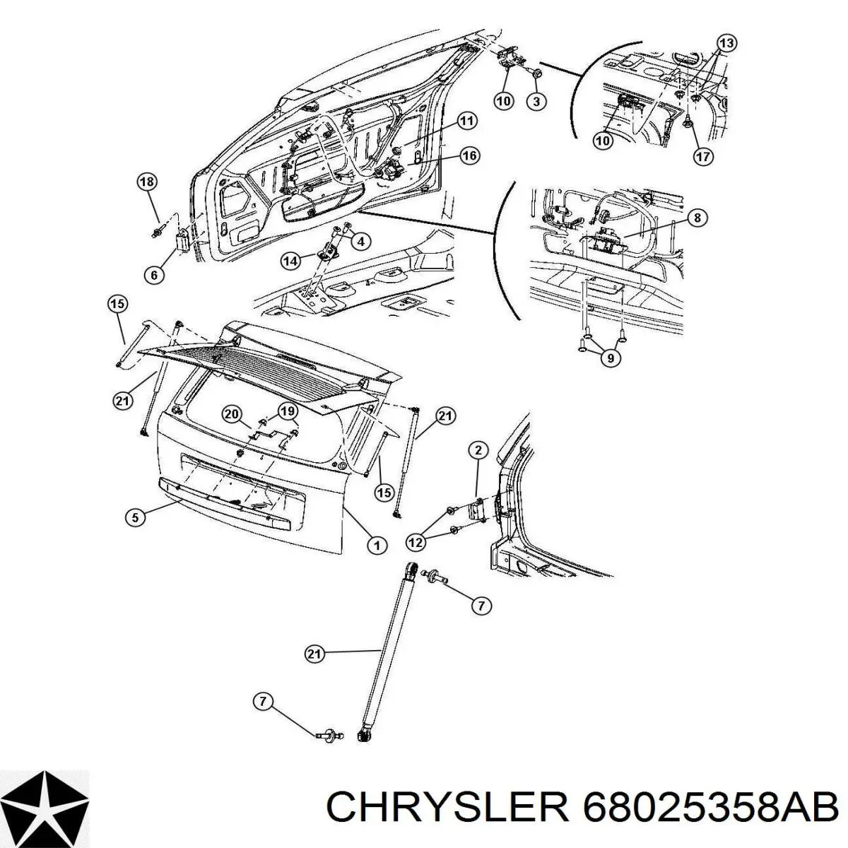 Купить 68025358AB Chrysler 