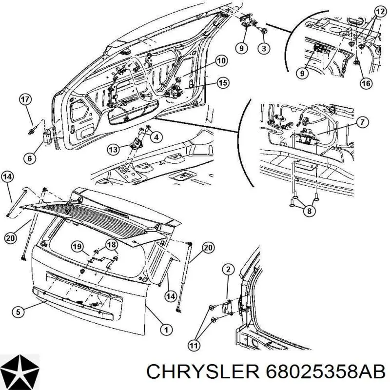  68025358AB Chrysler