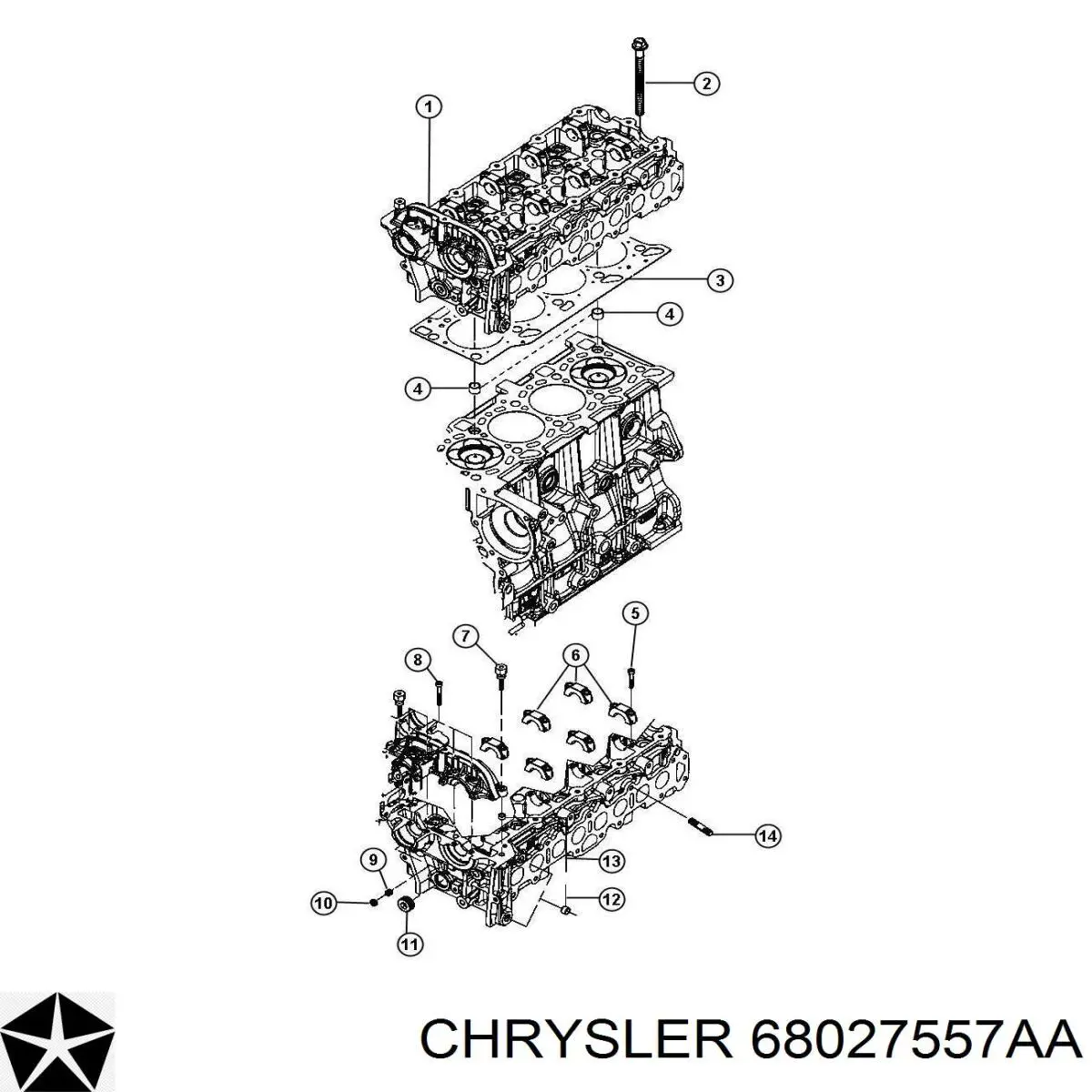 68027557AA Chrysler 