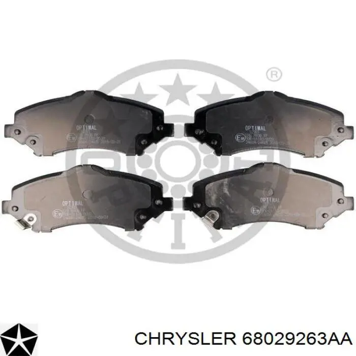 Тормозные колодки Chrysler 68029263AA