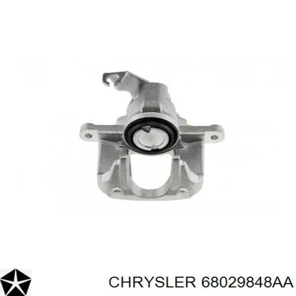 68029848AA Chrysler suporte do freio traseiro direito