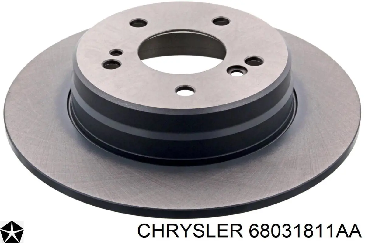 68031811AA Chrysler диск тормозной задний