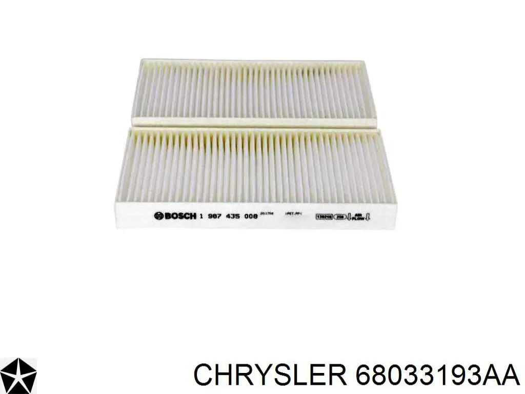 Фильтр салона 68033193AA Chrysler