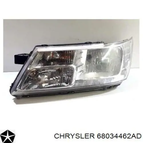 68034462AD Chrysler pára-choque traseiro