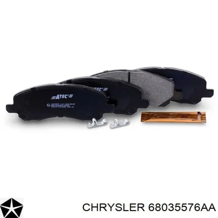68035576AA Chrysler Колодки передние
