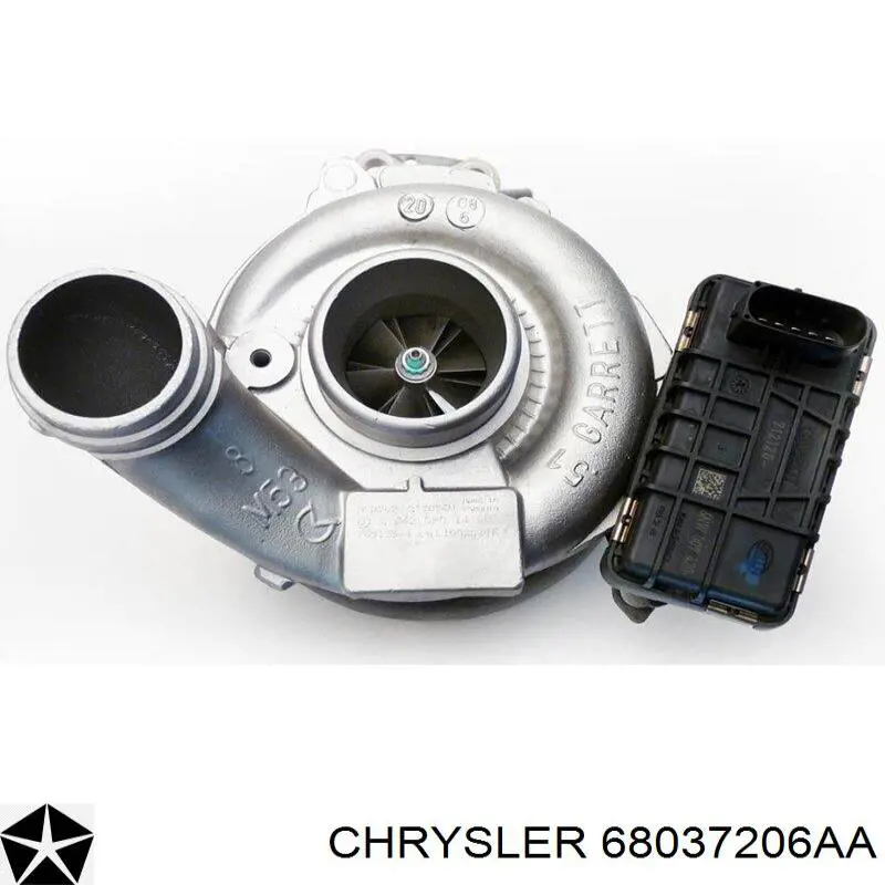 Турбонагнетатель Chrysler 68037206AA цена, от 338.22 USD
