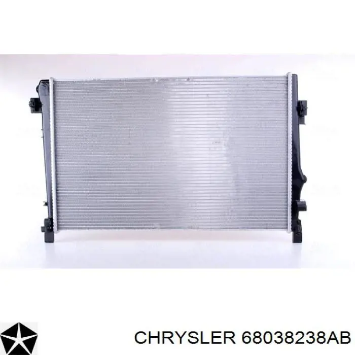 Купить 68038238AB Chrysler Радиатор водяной