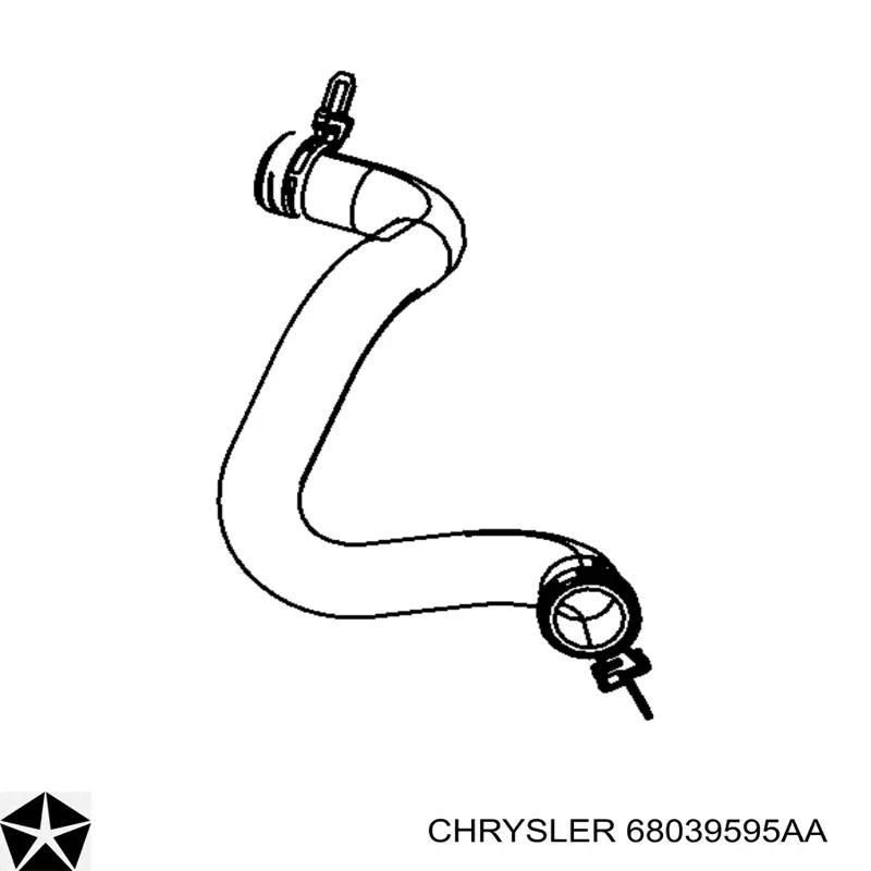 Купить 68039595AA Chrysler Крыльчатка радиатора охлаждения