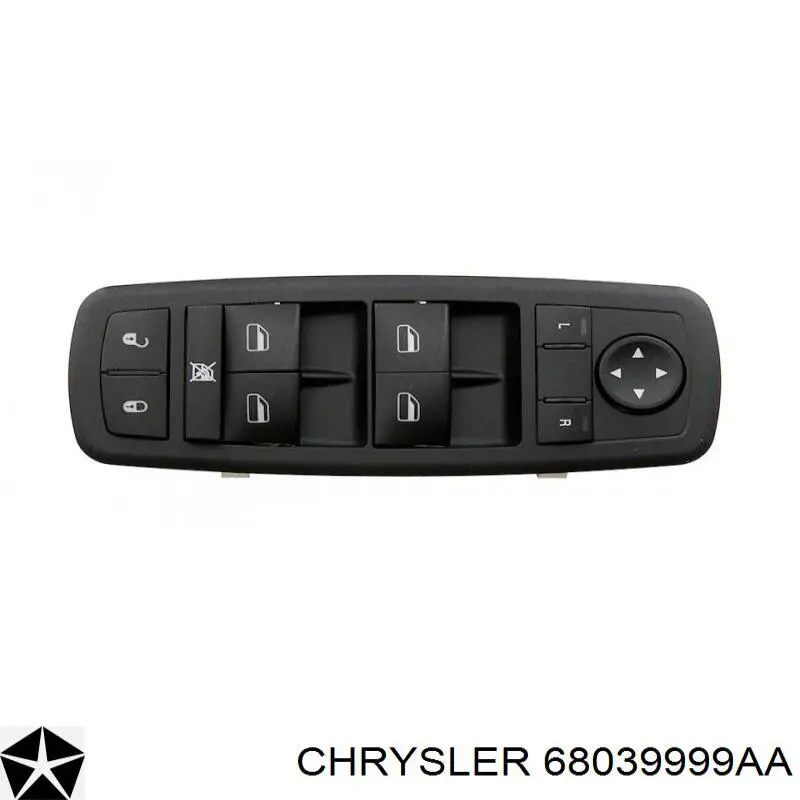 Кнопочный блок управления стеклоподъемником передний левый Chrysler 68039999AB цена, от 43.19 USD