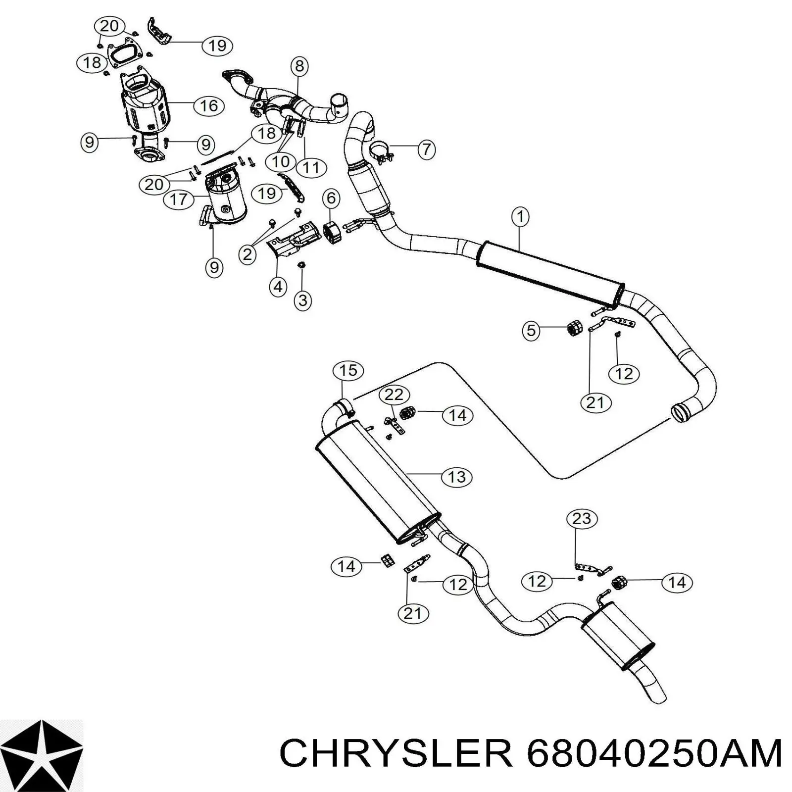  68040250AB Chrysler