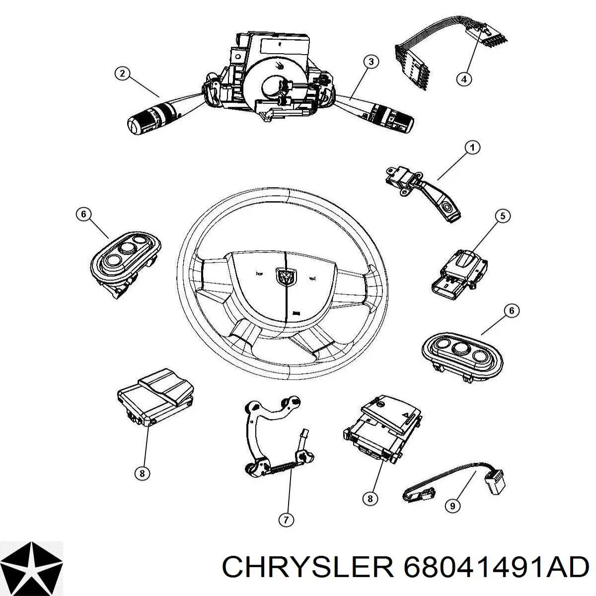  K68041491AD Fiat/Alfa/Lancia