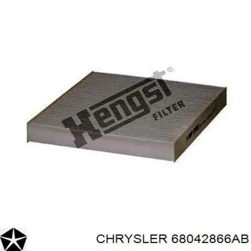 Фильтр воздушный отопителя Chrysler 68042866AB цена, от 5.18 USD