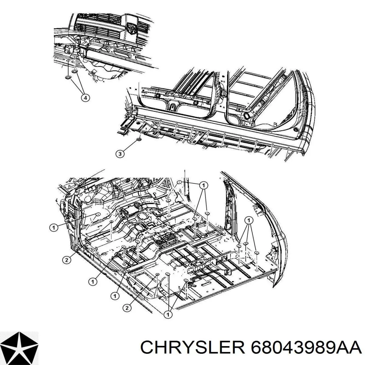 68043989AA Chrysler 