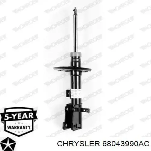 68043990AC Chrysler amortecedor dianteiro direito