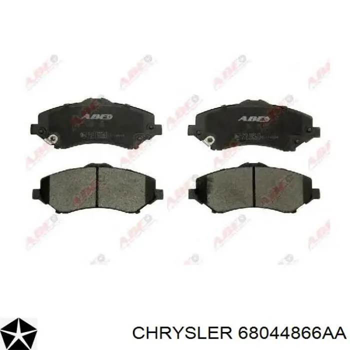 Передние тормозные колодки 68044866AA Chrysler