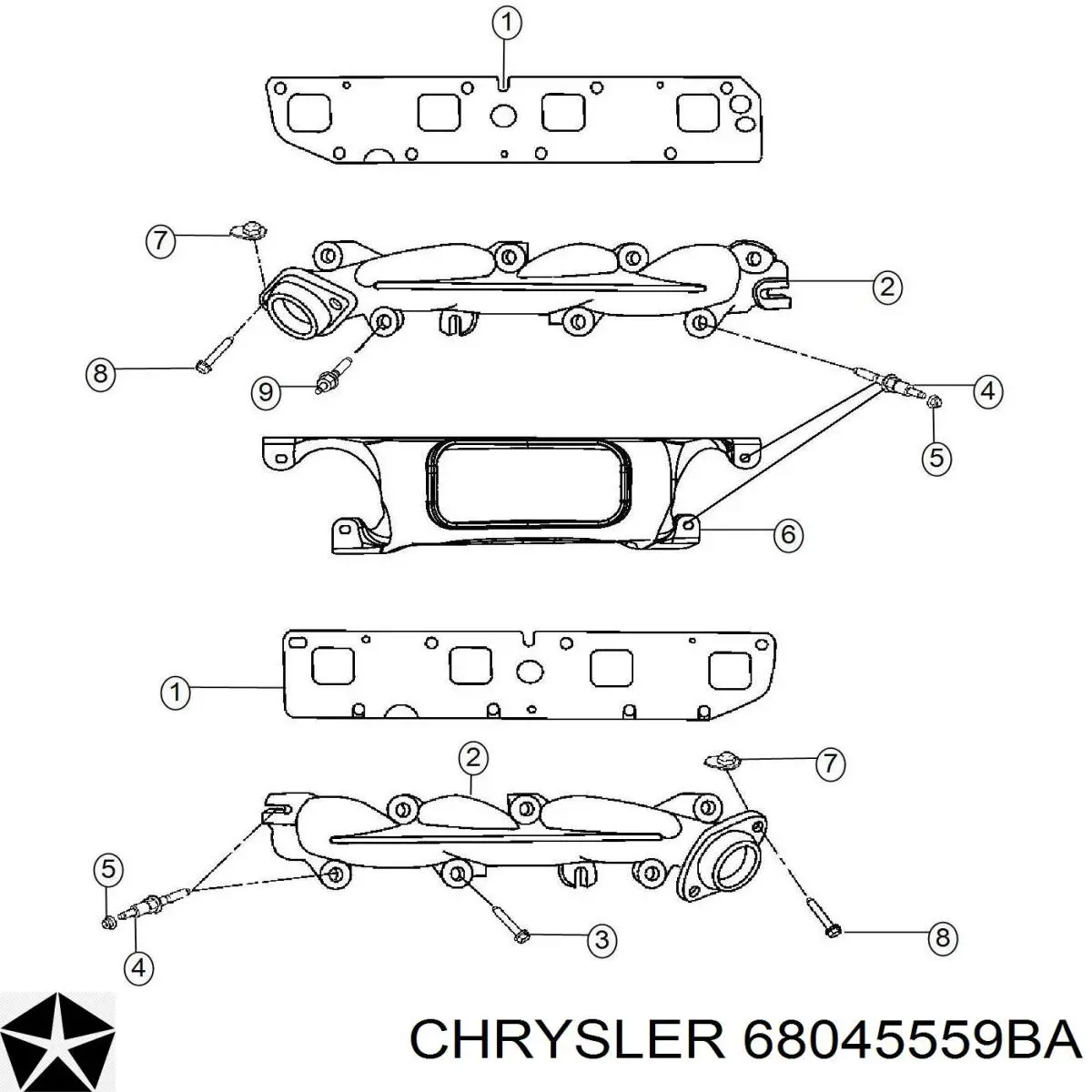  68045559BA Chrysler