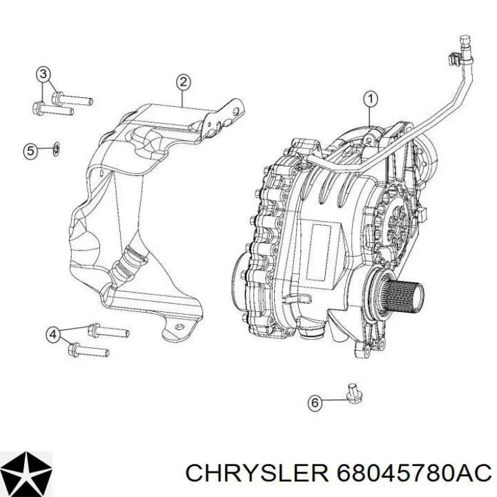 68045780AC Chrysler 