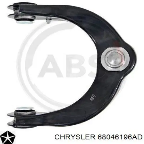 68046196AD Chrysler braço oscilante superior direito de suspensão dianteira