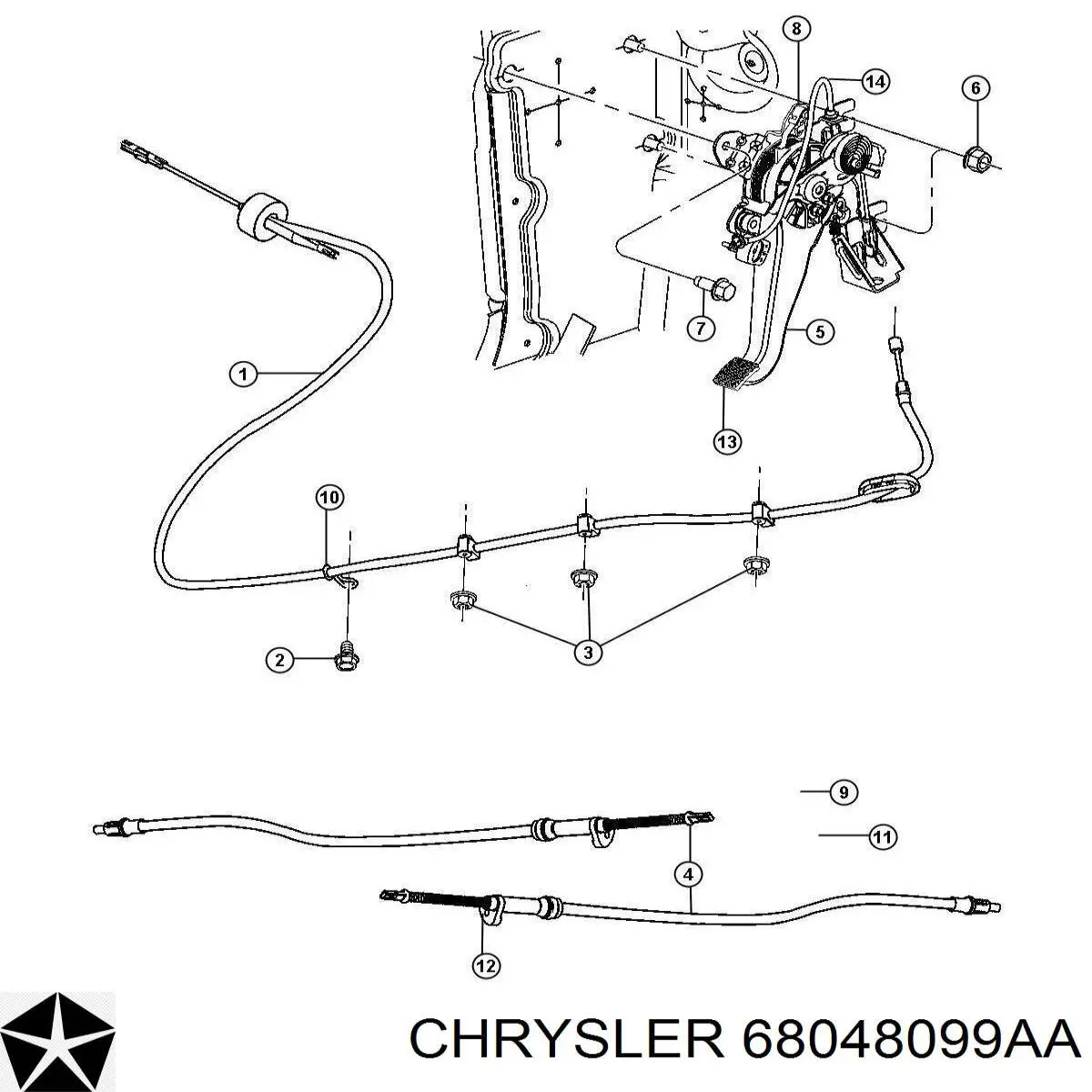 68048099AA Chrysler 