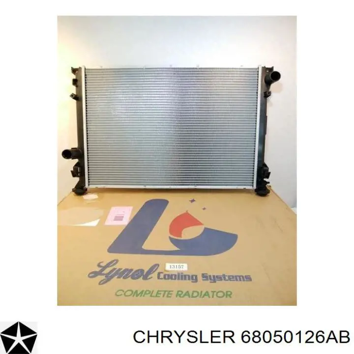 68050126AB Chrysler radiador de esfriamento de motor