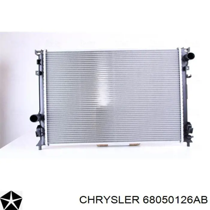Купить 68050126AB Chrysler Радиатор водяной