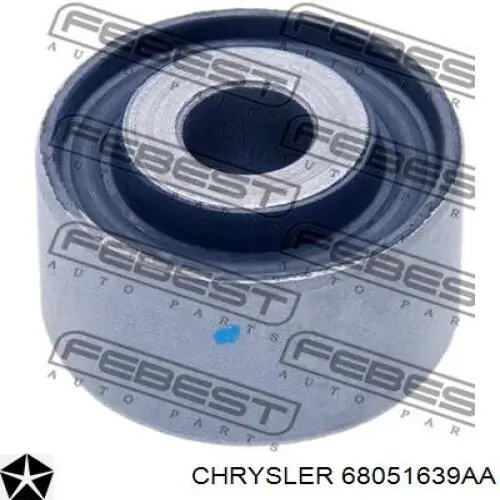 68051639AA Chrysler braço oscilante transversal esquerdo de suspensão traseira