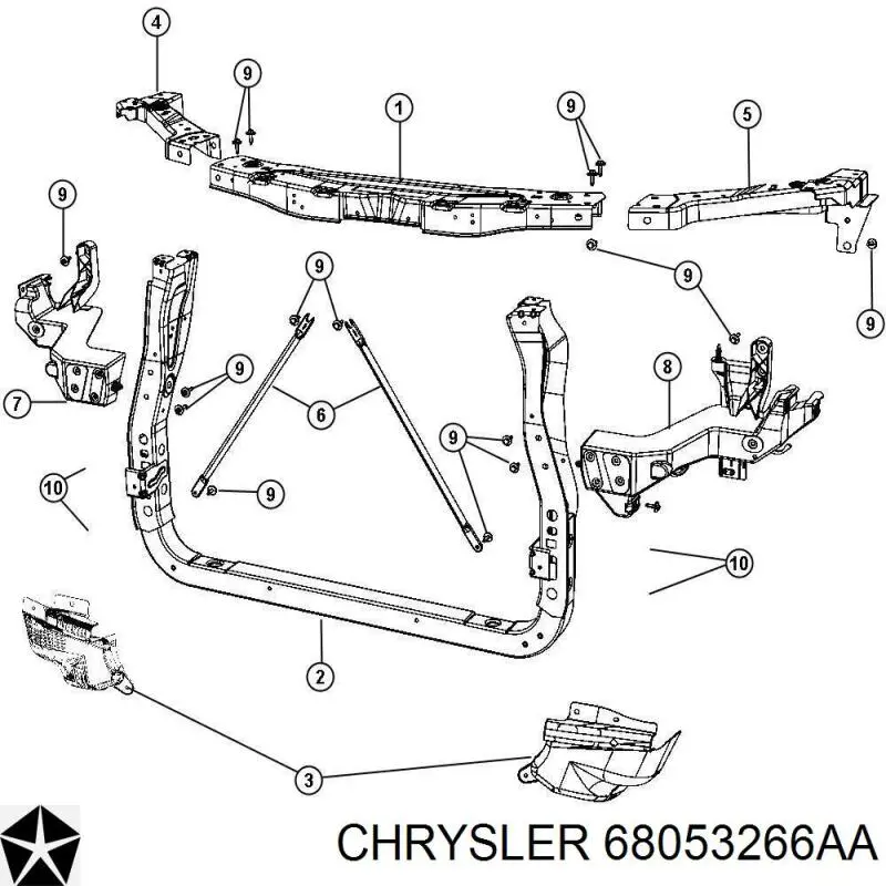  Chrysler 68053266AA цена, от 19.64 USD