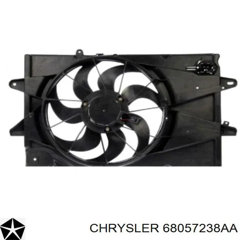 Электровентилятор охлаждения K68102116AA Fiat/Alfa/Lancia