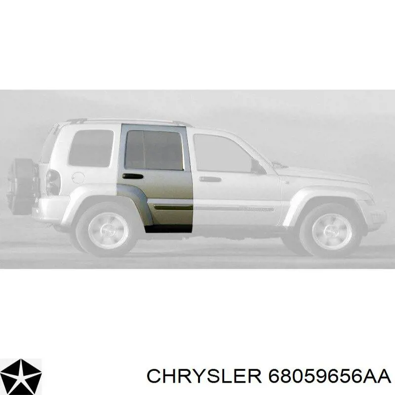 Окно задней двери Chrysler 68059656AA цена, от 56.78 USD