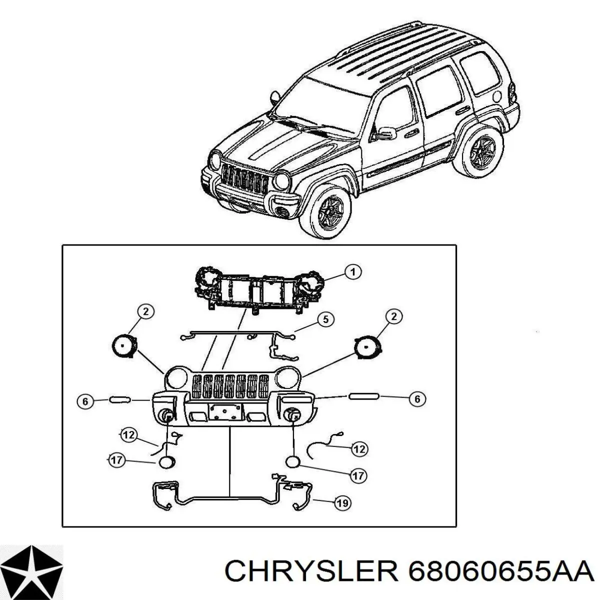  K68060655AA Fiat/Alfa/Lancia